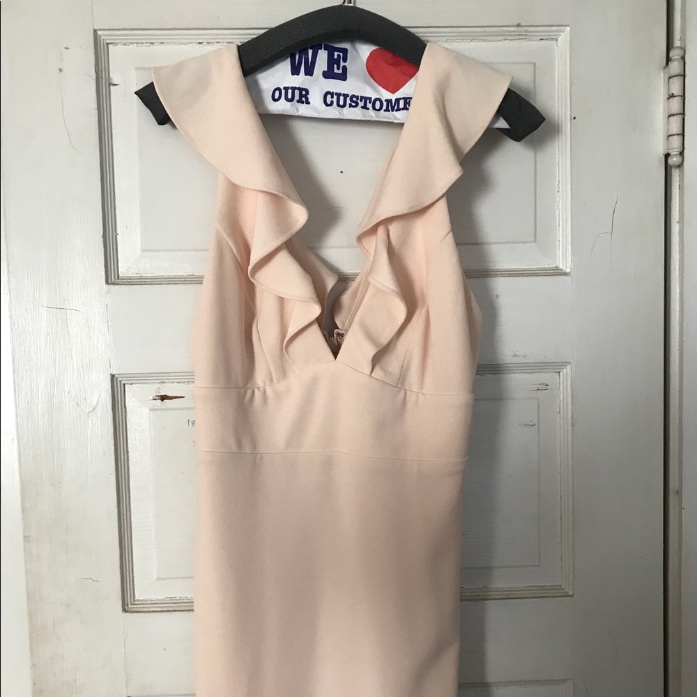 Long  cream dress